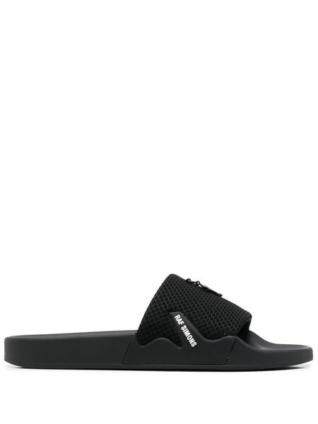  Raf Simons Astra Logo Slides - Black 