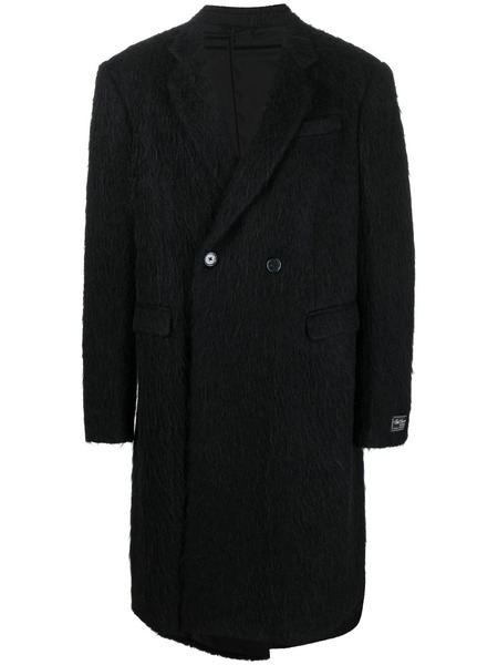  Raf Simons Double-breasted Coat - Black 