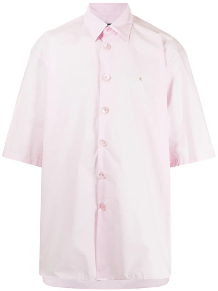  Raf Simons Teenage Dreams Bowling Shirt - Pink 