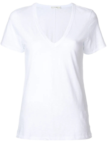  Rag & Bone Basic V-neck T-shirt - White 