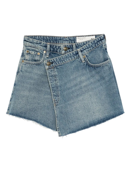  Rag & Bone Belina Cotton Skort - Blue 