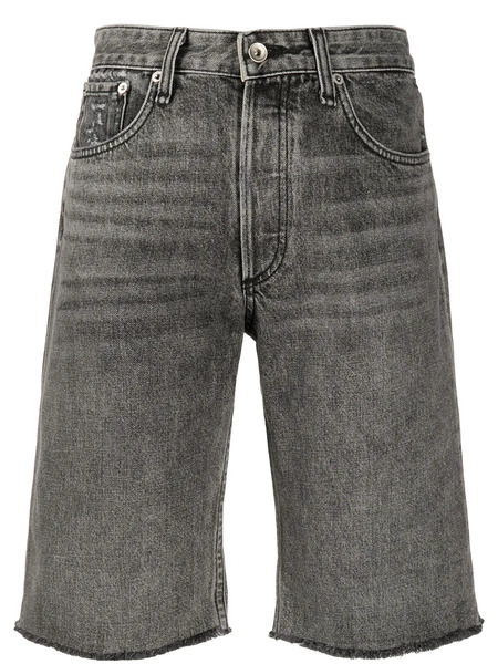  Rag & Bone Boyfriend Denim Shorts - Black 