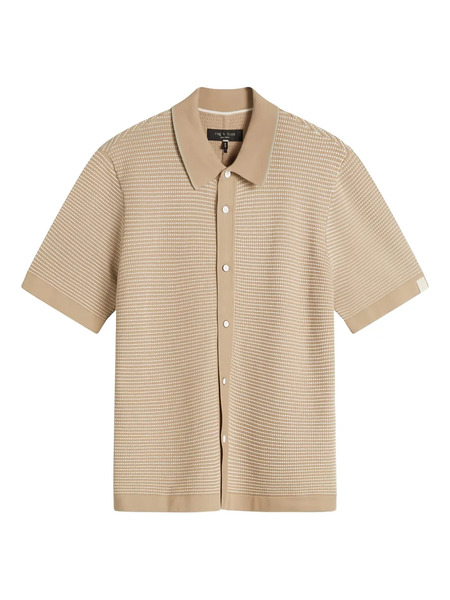  Rag & Bone Button Short-sleeve Shirt - Neutrals 