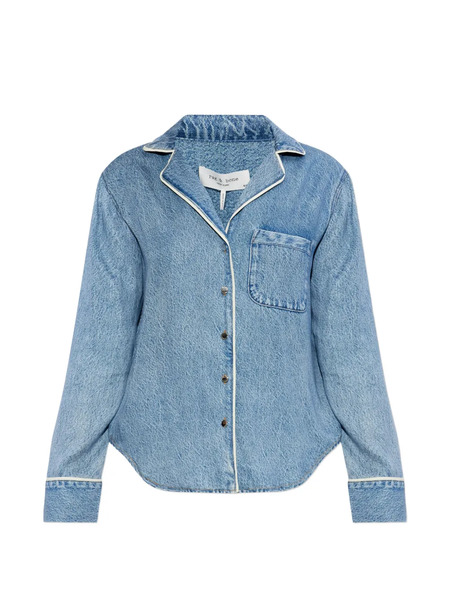 Rag & Bone Chest-pocket Shirt - Blue 