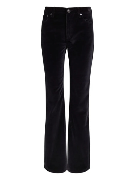  Rag & Bone Dahlia Velvet Flare Jeans - Black 