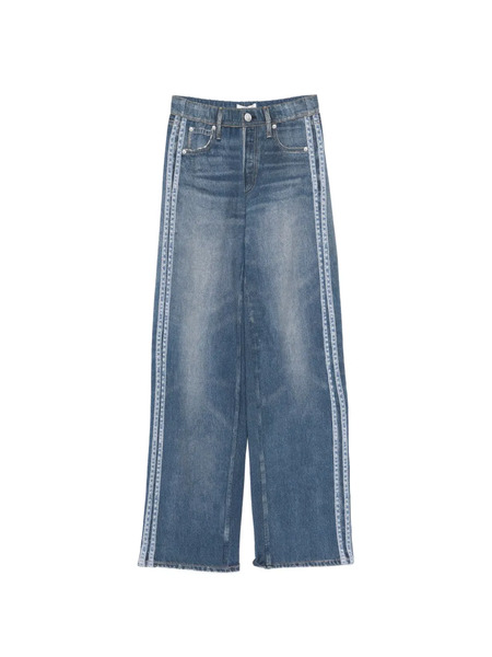  Rag & Bone Denim-print Track Pants - Blue 