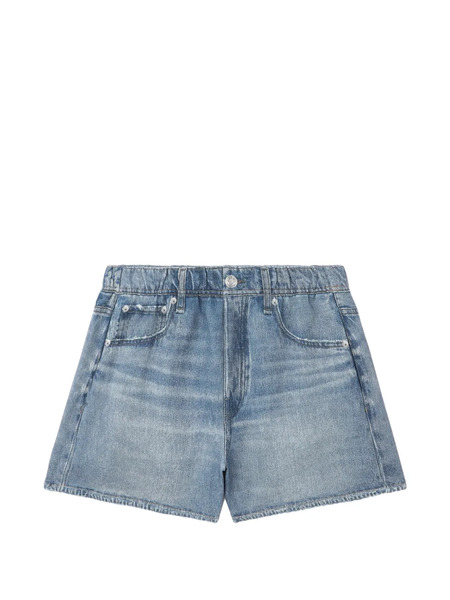  Rag & Bone Distressed Elasticated Shorts - Blue 