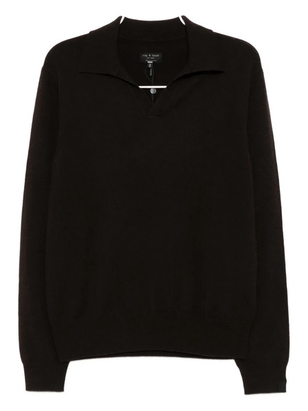  Rag & Bone Downing Polo Shirt - Brown 