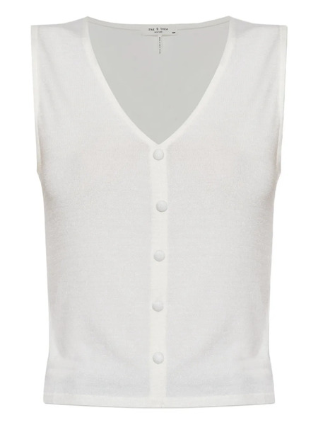  Rag & Bone Jackie Vest - White 