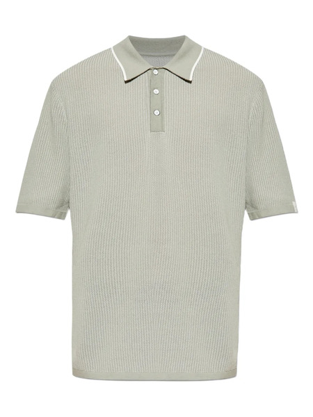 Rag & Bone Jersey Polo Shirt - Grey 