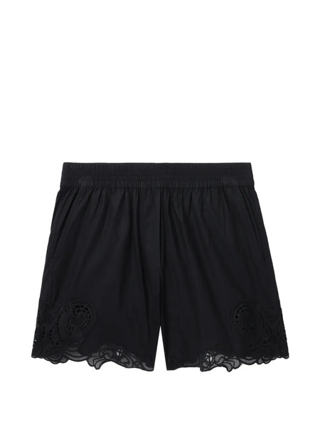  Rag & Bone Lace-trim Shorts - Black 