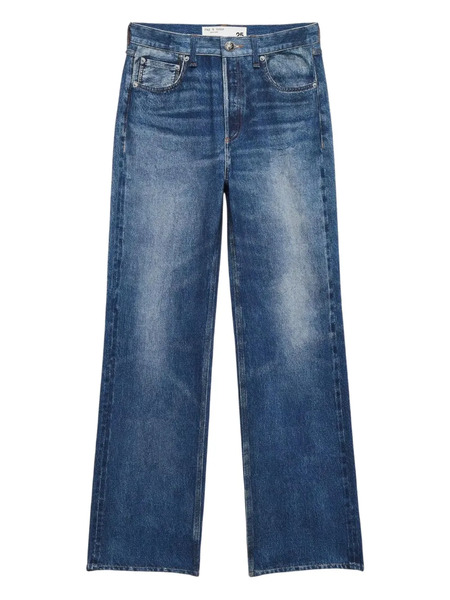  Rag & Bone Miramar Shea Ankle Straight Jeans - Blue 
