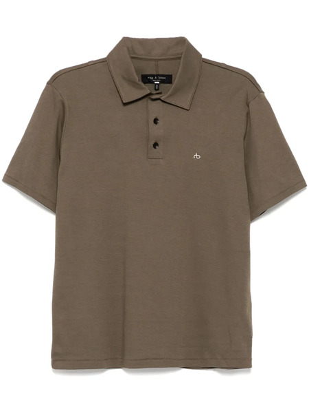  Rag & Bone Pure Pima Polo Shirt - Green 