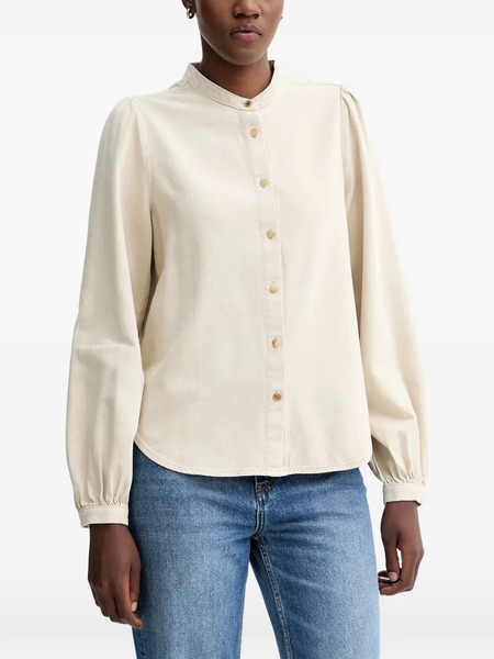  Rag & Bone Sandra Denim Blouse - Neutrals 