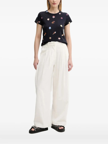  Rag & Bone Seashell-print T-shirt - Black 