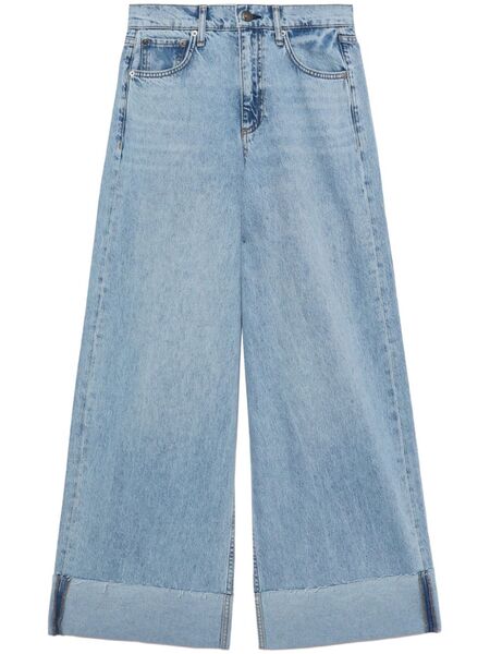  Rag & Bone Sofie High-rise Wide-leg Jeans - Blue 