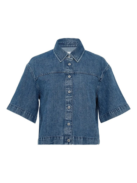  Rag & Bone Stevie Short-sleeve Shirt - Blue 