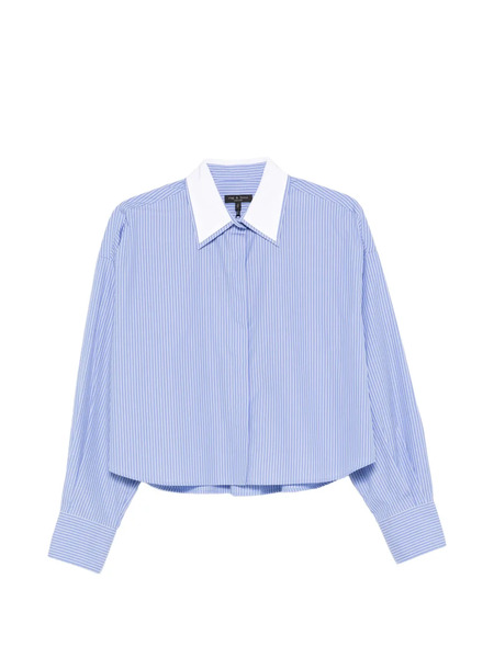  Rag & Bone Striped-pattern Shirt - Blue 