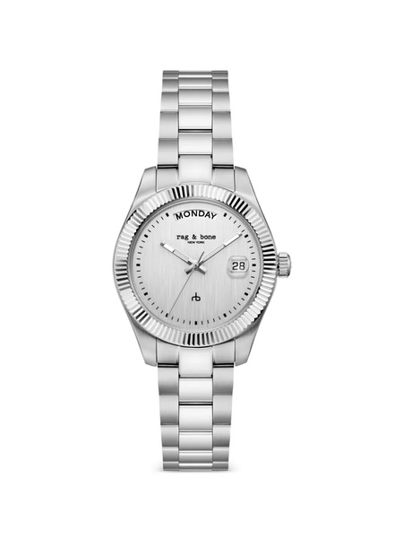  Rag & Bone Watches Lex 34mm Watch - Silver 