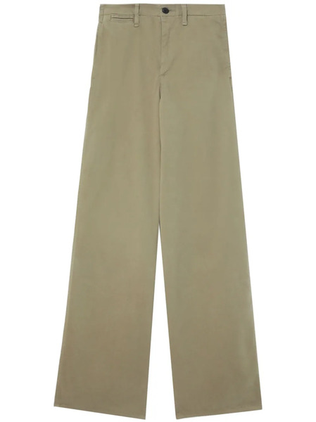  Rag & Bone Wide-leg Stretch-cotton Trousers - Green 