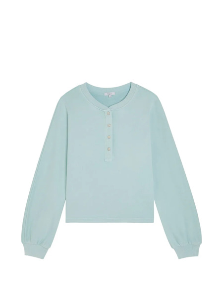  Rails Leonie Button Down Sweatshirt - Blue 