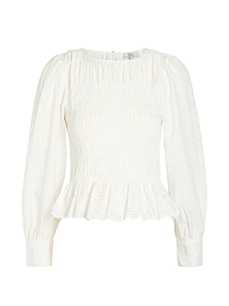  Rails Tabi Broderie-anglaise Top - White 