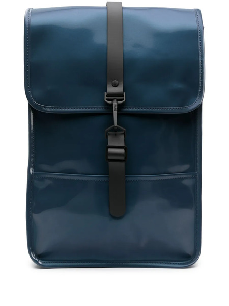  Rains Carabiner-fastening Waterproof Backpack - Blue 
