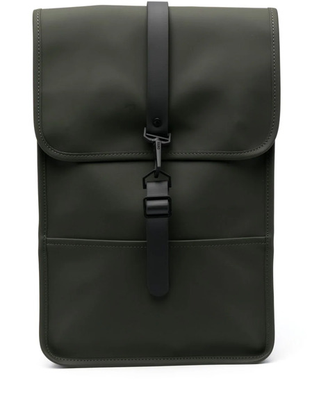  Rains Carabiner-fastening Waterproof Backpack - Green 