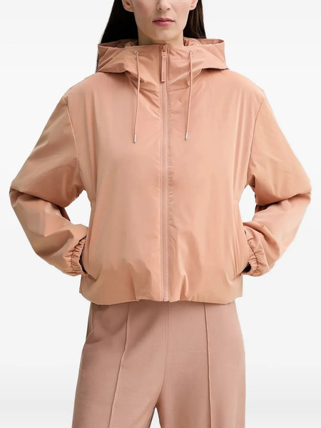  Rains Drawstring Hooded Jacket - Pink 