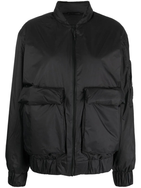  Rains Flap-pockets Puffer Jacket - Black 