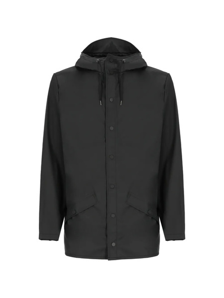  Rains Hooded Jacket - Black 