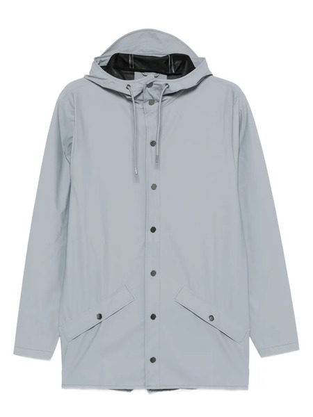  Rains Hooded Rain Jacket - Blue 