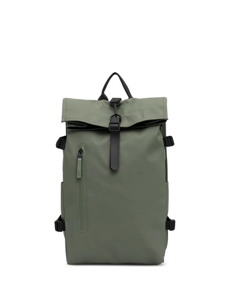  Rains Large Rolltop Backpack - Green 