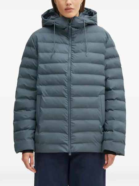  Rains Lohja W3t2 Hooded Puffer Jacket - Grey 