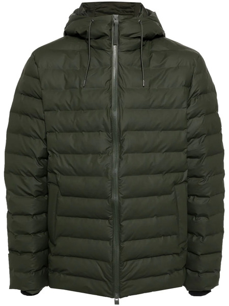  Rains Lohka Hooded Puffer Jacket - Green 