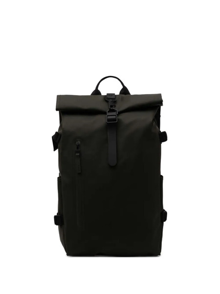  Rains Rolltop Backpack - Green 