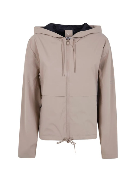  Rains Suva Hardshell Hooded Jacket - Neutrals 