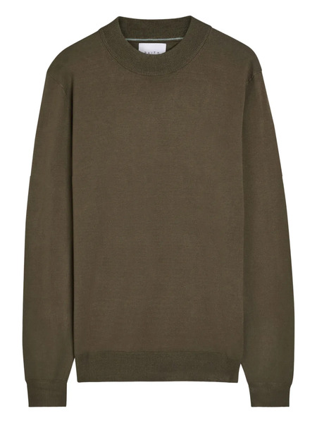  Raith Round-neck Long-sleeve Sweater - Brown 