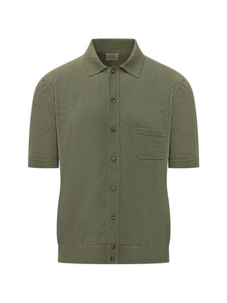  Rakki Chest-pocket Shirt - Green 