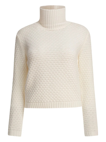  Rakki Roll-neck Textured Wool Sweater - Neutrals 