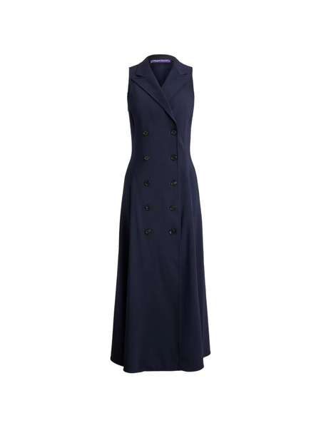  Ralph Lauren Collection Alecia Double-breasted Midi Dress - Blue 