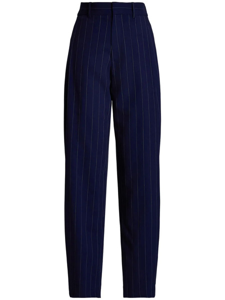  Ralph Lauren Collection Cassidy Mid-rise Tailored Trousers - Blue 