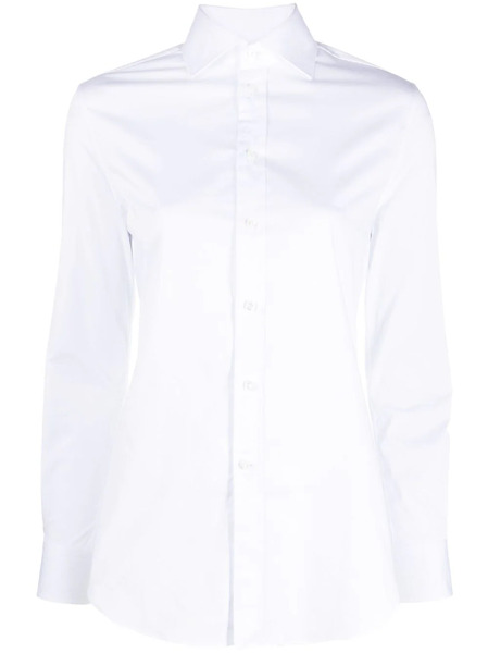  Ralph Lauren Collection Charmain Long-sleeve Shirt - White 