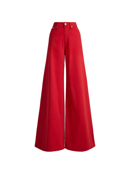  Ralph Lauren Collection Collen High-rise Wide-leg Jeans - Red 