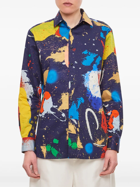  Ralph Lauren Collection Cotton Shirt - Purple 