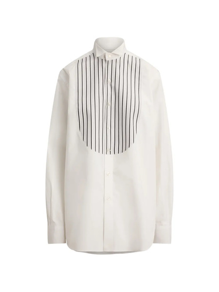  Ralph Lauren Collection Courtney Striped Shirt - White 