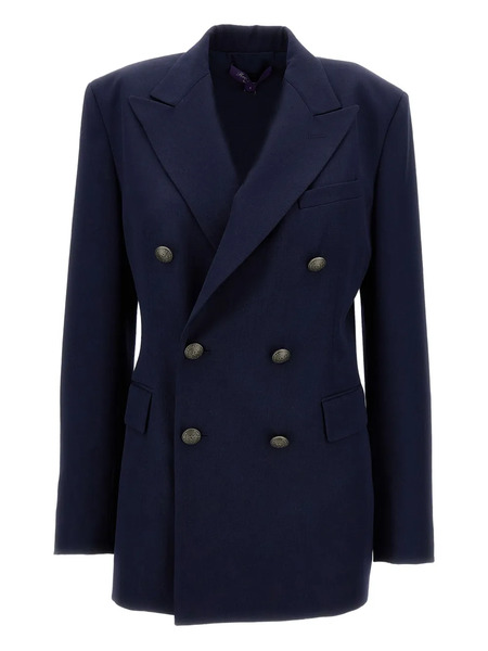  Ralph Lauren Collection Double-breasted Blazer - Blue 