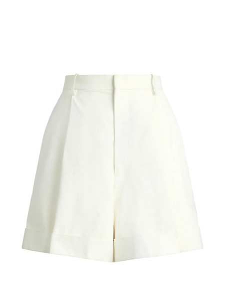  Ralph Lauren Collection Hannes Lambskin Shorts - Neutrals 