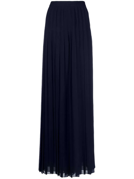  Ralph Lauren Collection High-waisted Pleated Trousers - Blue 