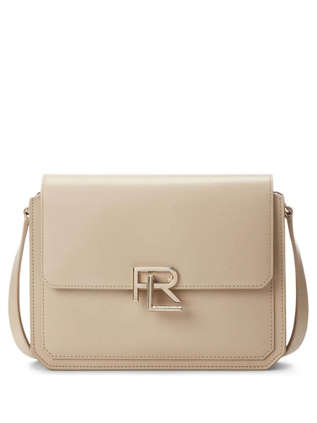  Ralph Lauren Collection Logo Hardware Leather Crossbody Bag - Neutrals 